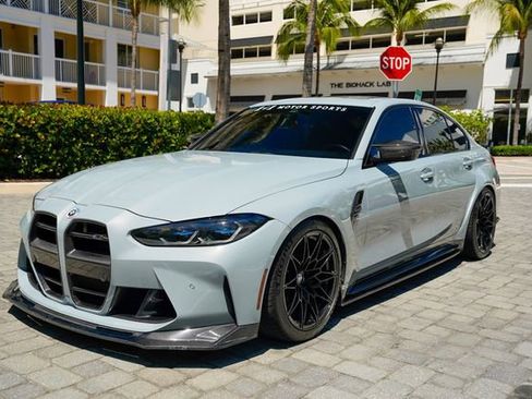 Used 2023 BMW M3 Competition w/ M Carbon Exterior Package AWD/4WD image 9