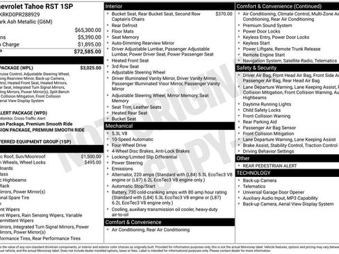 Certified 2023 Chevrolet Tahoe RST w/ Luxury Package AWD/4WD image 55