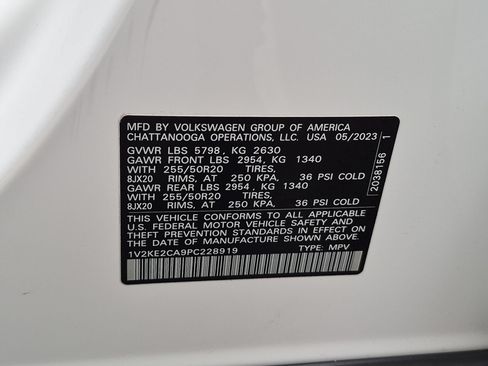 Used 2023 Volkswagen Atlas Cross Sport SE w/ Panoramic Sunroof Package AWD/4WD image 26