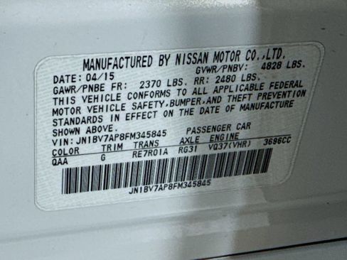 Used 2015 INFINITI Q50 w/ Navigation Package RWD image 41