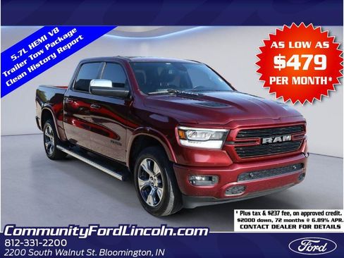 Used 2019 RAM 1500 Laramie w/ Sport Appearance Package AWD/4WD image 1