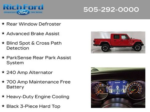 Used 2022 Jeep Gladiator Overland w/ Popular Equipment Package image 27
