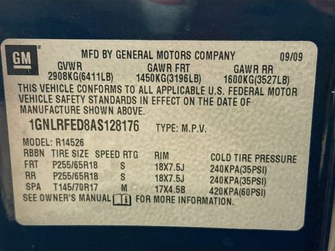 Used 2010 Chevrolet Traverse LT w/ Personal Connectivity Package FWD image 30