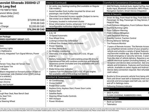 Used 2024 Chevrolet Silverado 3500 LT AWD/4WD image 35