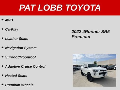 Used 2022 Toyota 4Runner SR5 Premium w/ Moonroof Package AWD/4WD image 27