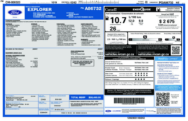 Used 2023 Ford Explorer Limited AWD/4WD image 6