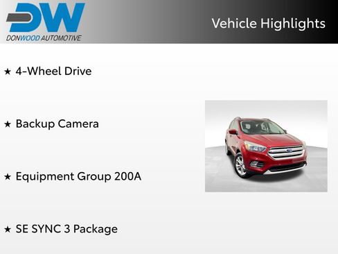 Used 2018 Ford Escape SE w/ SE Sync 3 Package AWD/4WD image 6