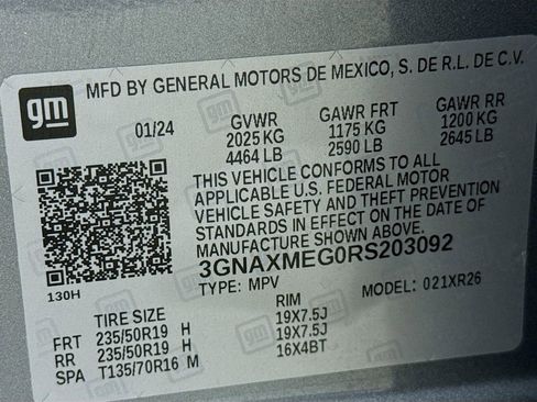 Used 2024 Chevrolet Equinox RS w/ RS Leather Package image 33