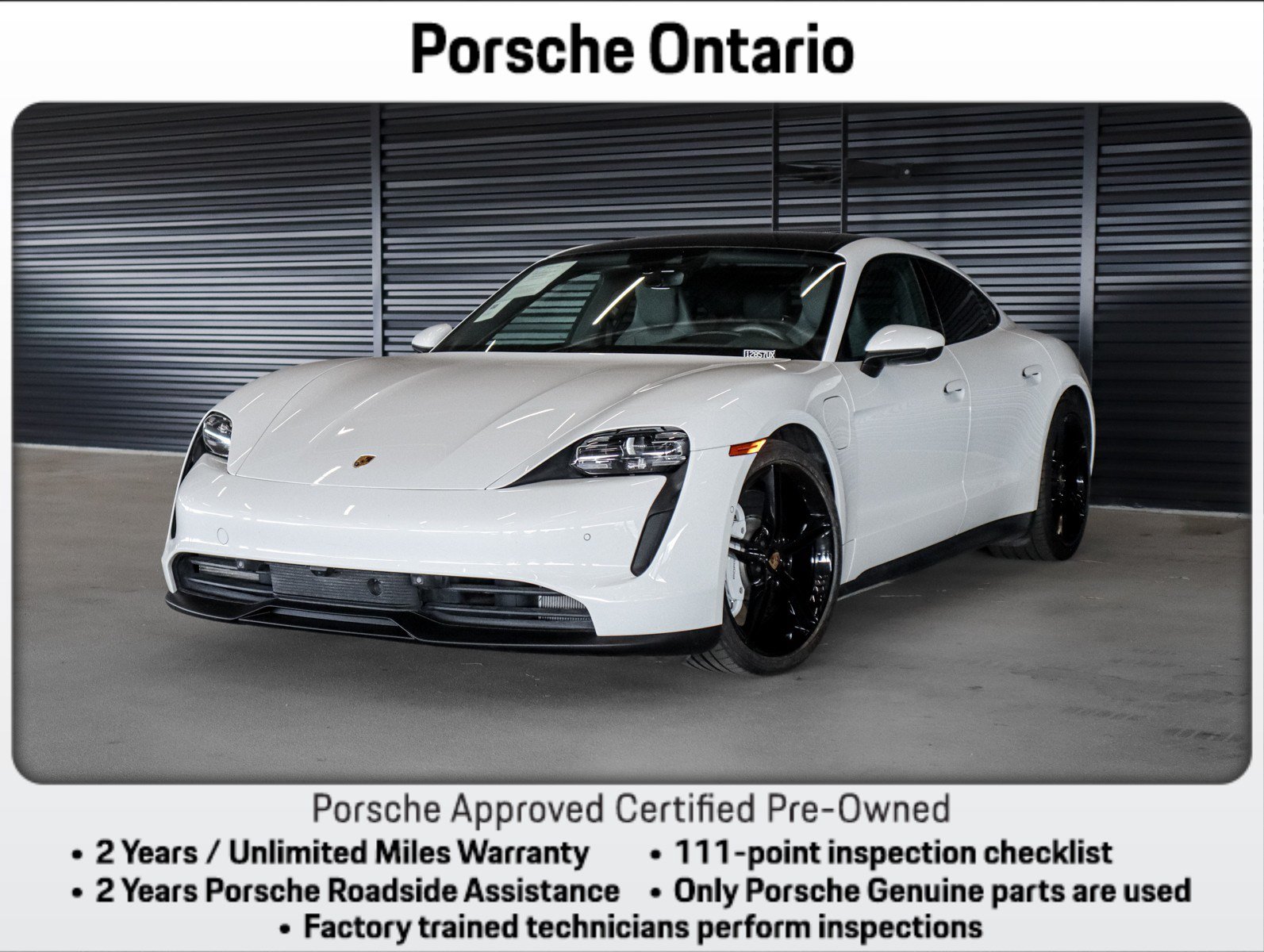 Certified 2024 Porsche Taycan w/ Premium Package RWD image 1
