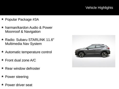 Certified 2024 Subaru Crosstrek 2.5i Limited w/ Popular Package #3A image 8