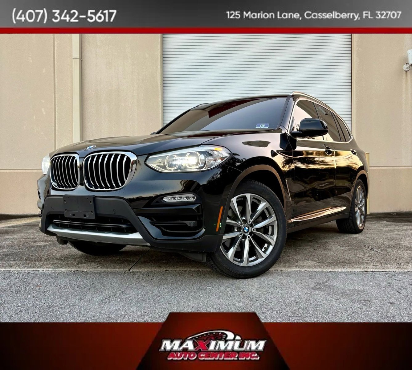 Used 2019 BMW X3 xDrive30i w/ Convenience Package AWD/4WD image 1