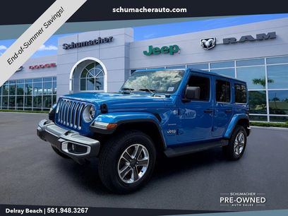 Used 2022 Jeep Wrangler Unlimited Sahara w/ LED Lighting Group