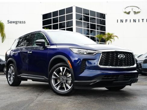 Used 2023 INFINITI QX60 Luxe w/ Performance Audio Package FWD image 1