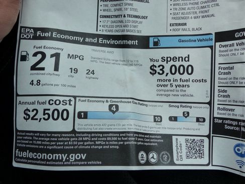Used 2025 Chevrolet Traverse LT w/ LPO, Floor Liner Package AWD/4WD image 55