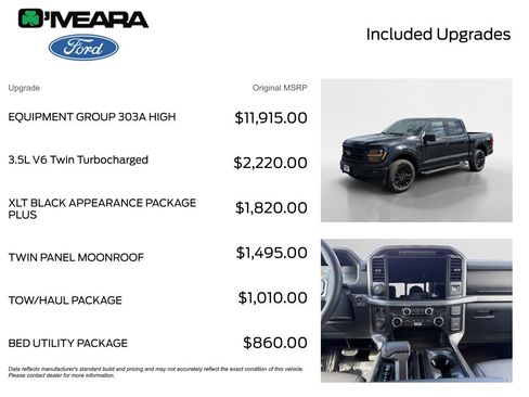 New 2025 Ford F150 XLT w/ Equipment Group 303A High AWD/4WD image 4