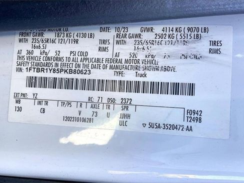 Used 2023 Ford Transit 250 Low Roof w/ Exterior Upgrade Package image 31