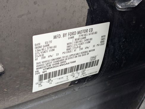 Used 2022 Ford Explorer ST w/ Equipment Group 401A AWD/4WD image 37