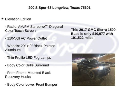 Used 2017 GMC Sierra 1500 2WD Double Cab w/ Elevation Edition image 15