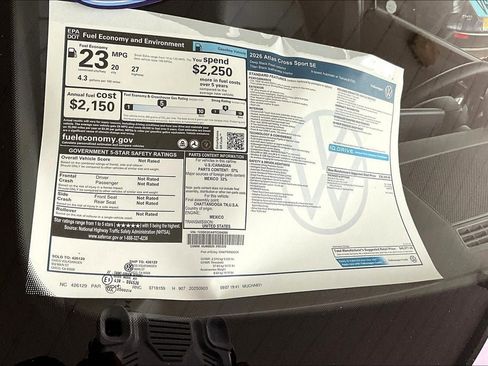 New 2026 Volkswagen Atlas Cross Sport SE image 32