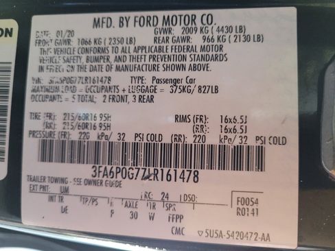 Used 2020 Ford Fusion S image 33