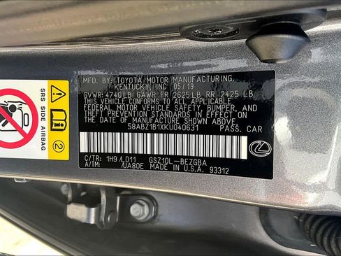 Used 2019 Lexus ES 350 w/ Premium Package image 44