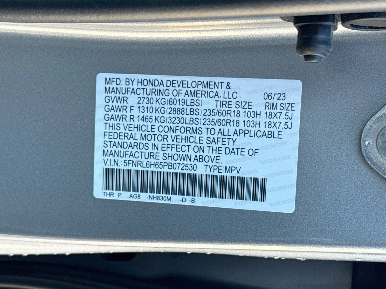 Used 2023 Honda Odyssey EX-L image 21