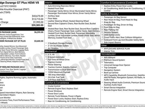 Used 2026 Dodge Durango GT w/ Tow 'N Go Package AWD/4WD image 27