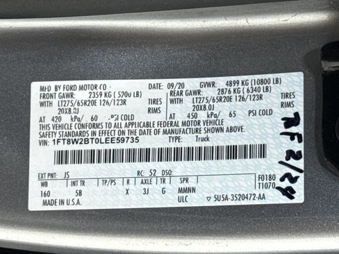 Used 2020 Ford F250 Lariat AWD/4WD image 94