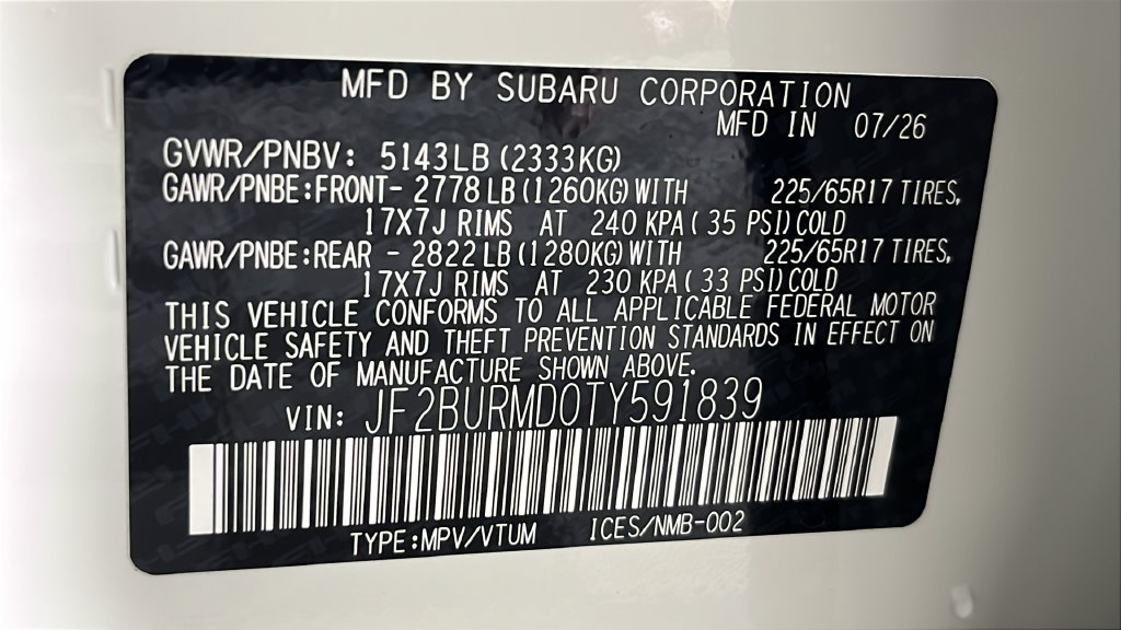 New 2026 Subaru Outback Wilderness AWD/4WD image 40