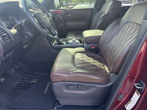 Used 2021 Nissan Armada Platinum w/ Captain's Chairs Package AWD/4WD image 12