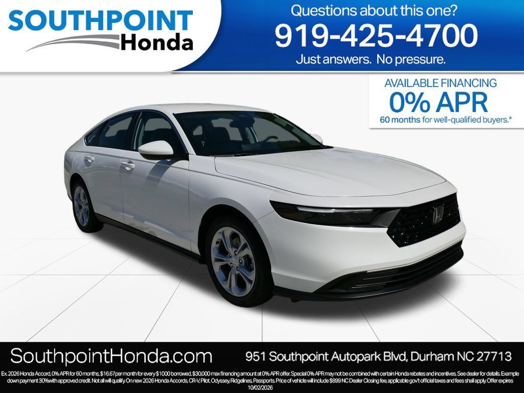New 2026 Honda Accord LX image 1