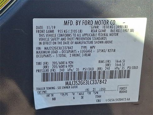 Used 2020 Ford EcoSport SE w/ SE Convenience Package image 24