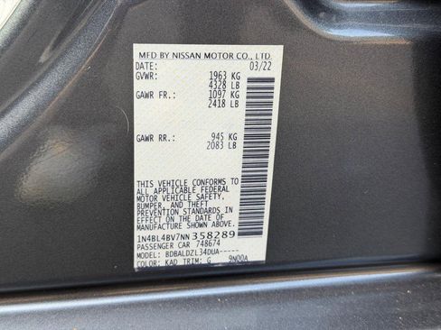 Used 2022 Nissan Altima 2.5 S FWD image 23