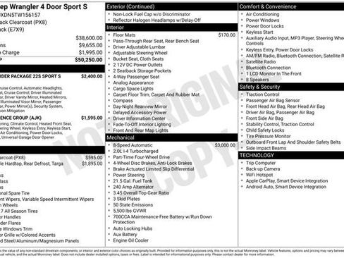 New 2026 Jeep Wrangler Sport S image 43