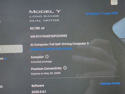 Used 2021 Tesla Model Y Long Range AWD/4WD image 18