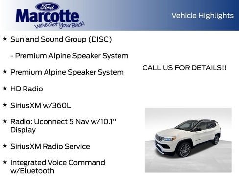 Used 2023 Jeep Compass Limited w/ Elite Group AWD/4WD image 38