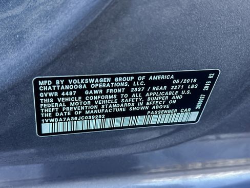 Used 2018 Volkswagen Passat 2.0T SE image 29