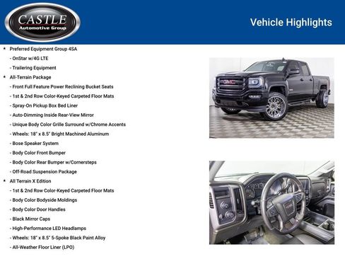 Used 2016 GMC Sierra 1500 SLT w/ All Terrain X Package image 12