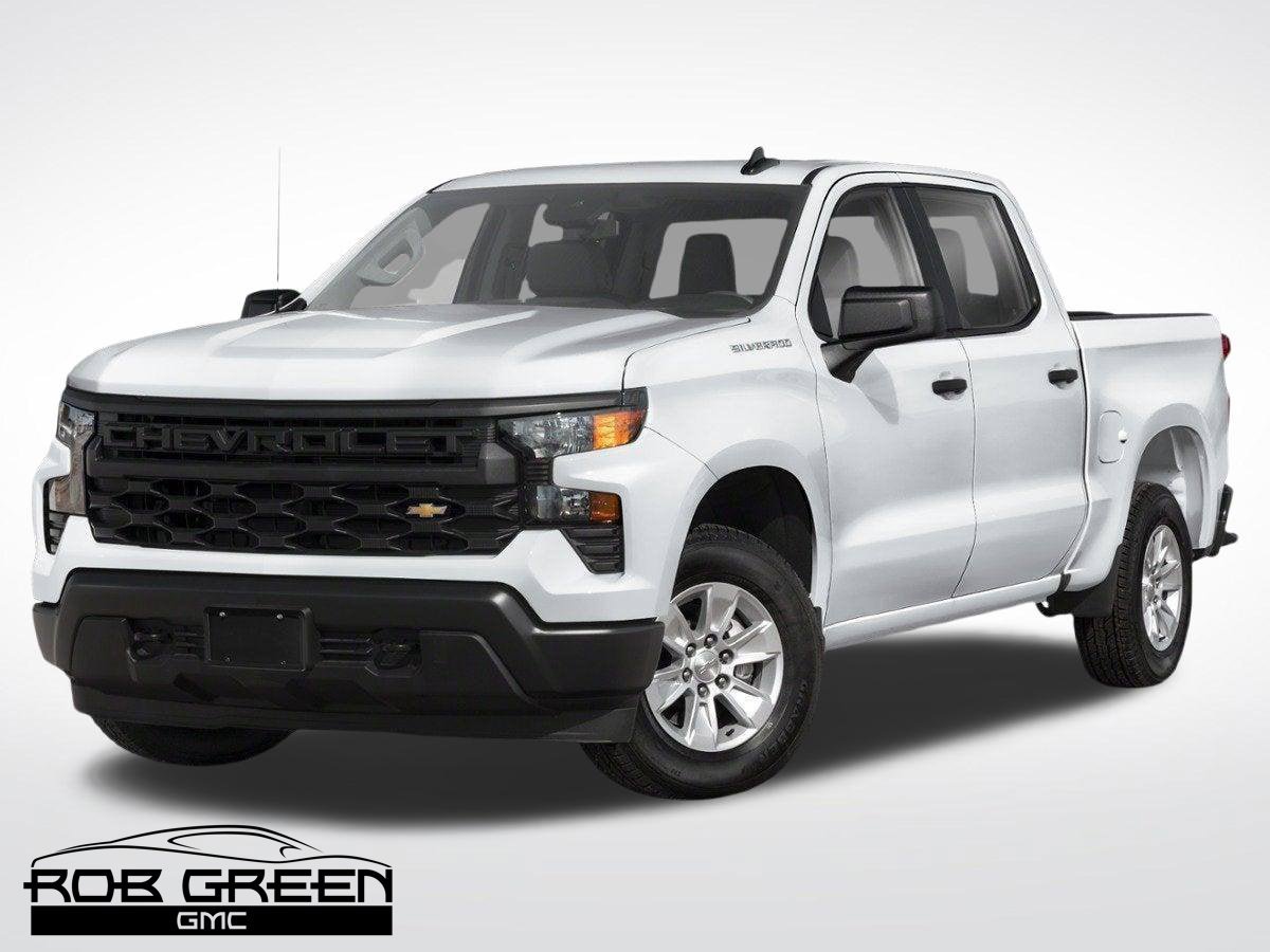 Used 2025 Chevrolet Silverado 1500 Custom w/ Turbomax Blackout Package AWD/4WD image 1