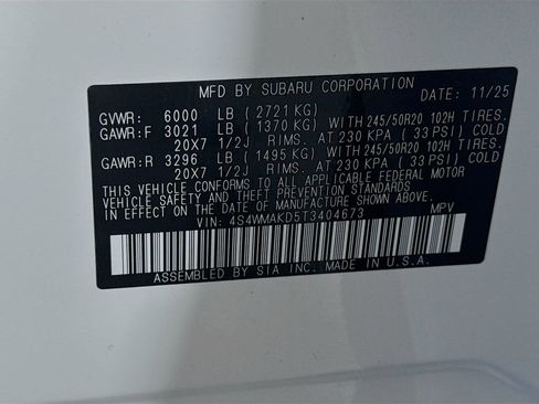 Used 2026 Subaru Ascent Touring image 42