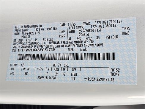 New 2025 Ford F150 Platinum image 31