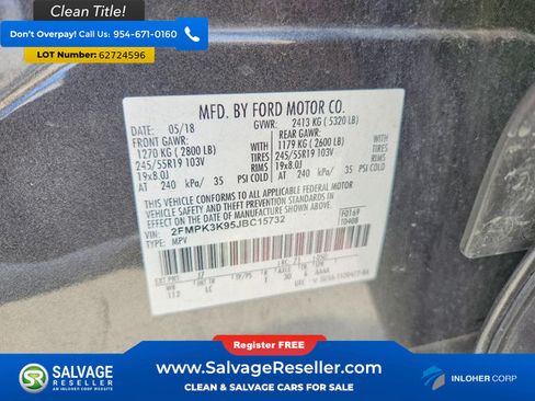 Used 2018 Ford Edge Titanium w/ Technology Package FWD image 17
