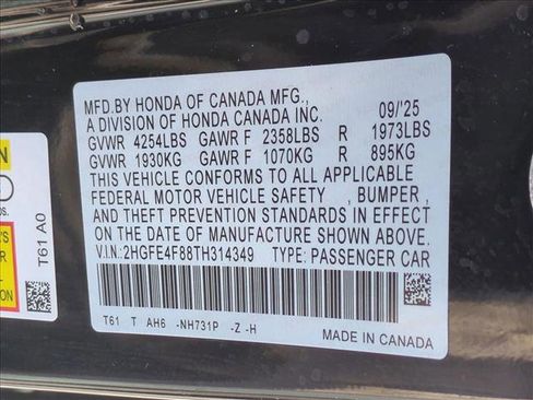 Used 2026 Honda Civic Sport image 25