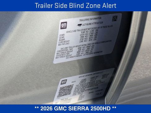 New 2026 GMC Sierra 2500 Denali w/ Technology Package AWD/4WD image 43