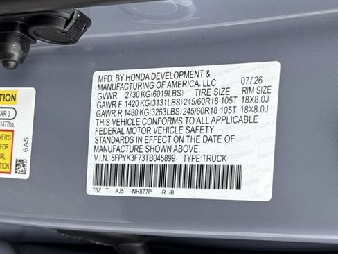 New 2026 Honda Ridgeline TrailSport image 42