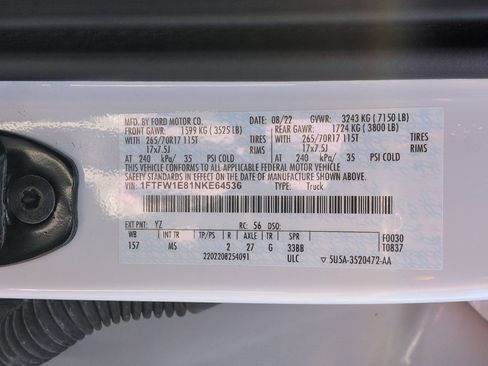 Used 2022 Ford F150 XLT w/ Equipment Group 301A Mid AWD/4WD image 35