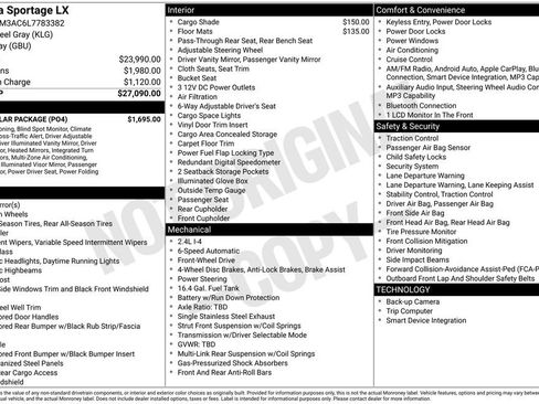 Used 2020 Kia Sportage LX w/ LX Popular Package FWD image 32