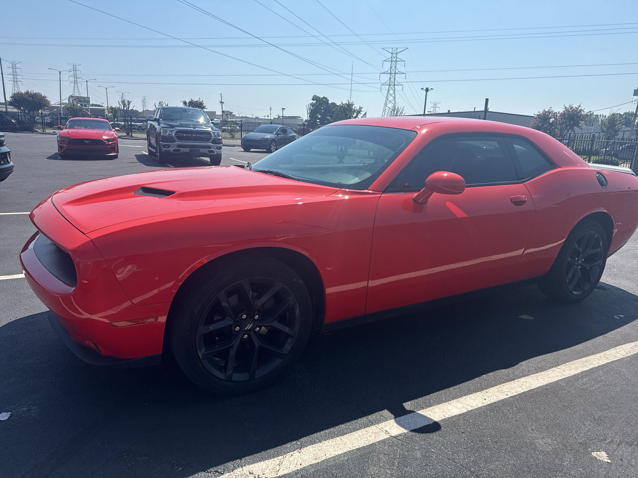 Used 2021 Dodge Challenger SXT w/ Blacktop Package RWD image 2