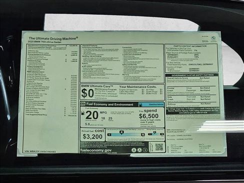 New 2025 BMW 760i xDrive image 18