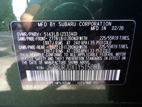 New 2026 Subaru Outback Touring XT AWD/4WD image 34